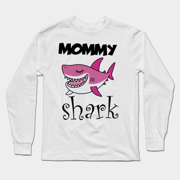 Mommy shark Long Sleeve T-Shirt by thedoomseed